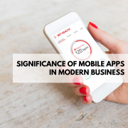 significanca of mobile apps in modern business